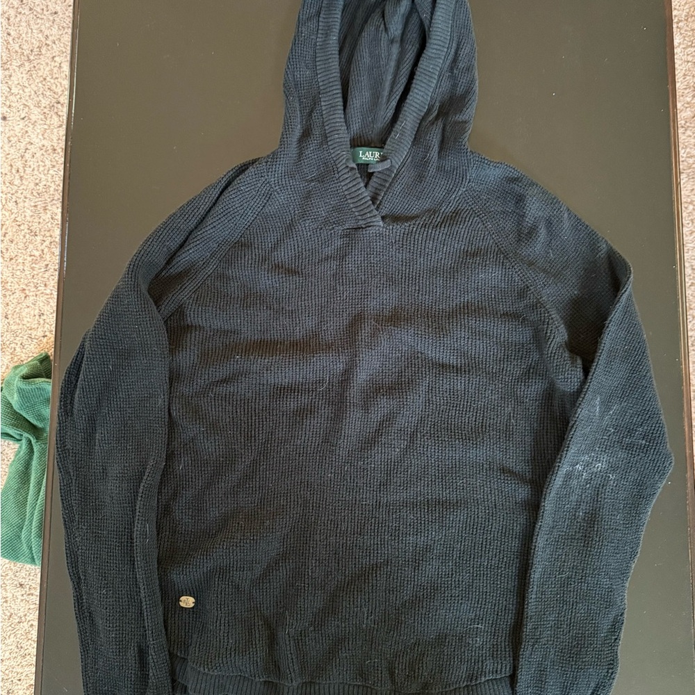 Ralph Lauren Women’s Black Knit Hoodie